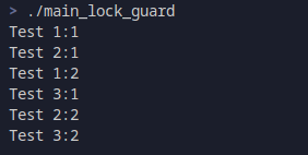 lock_guard 