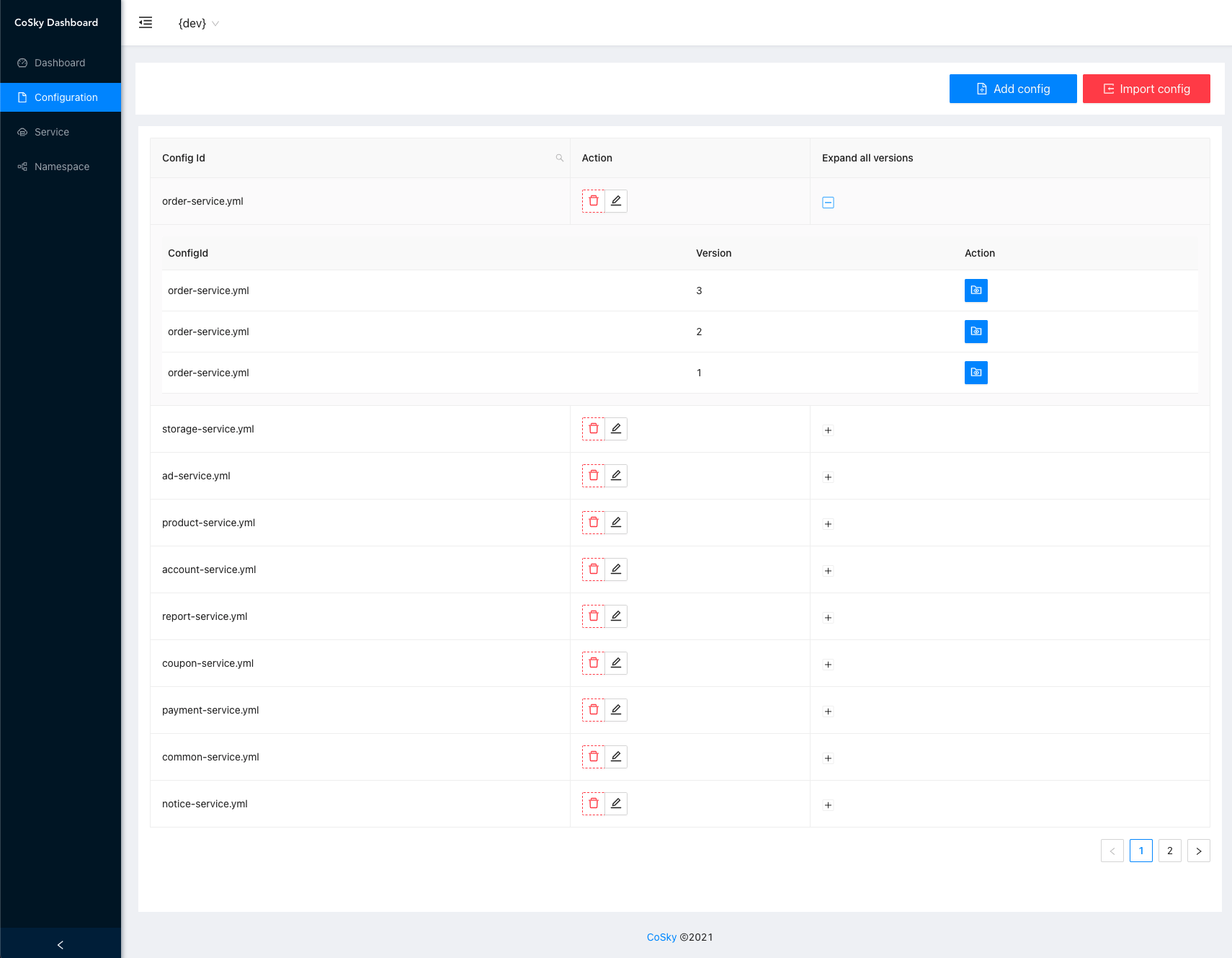 dashboard-config